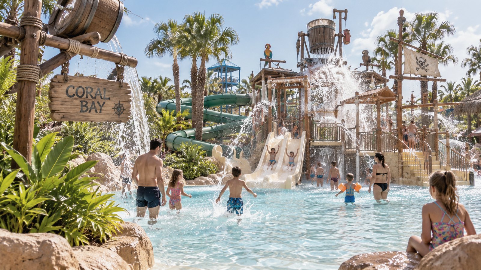 Coral Bay в Caribe Aquatic Park в PortAventura